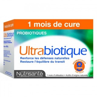 Nutrisanté Ultrabiotique Boite de 60 Gélules