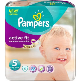 Pampers Active Fit Couches Taille 5 Junior - 11-25 kg