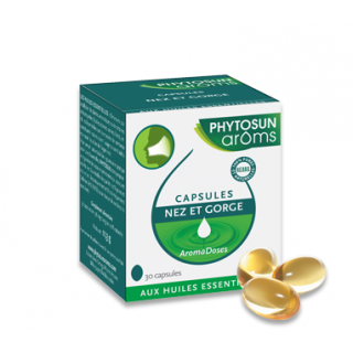 Phytosun aroms Aromadoses nez et gorge 30 capsules 