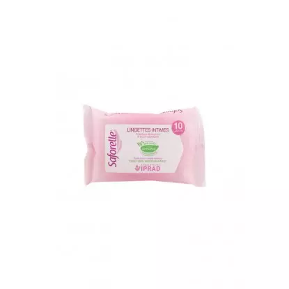 Saforelle Lingettes Intimes Ultra Douces 10 Lingettes