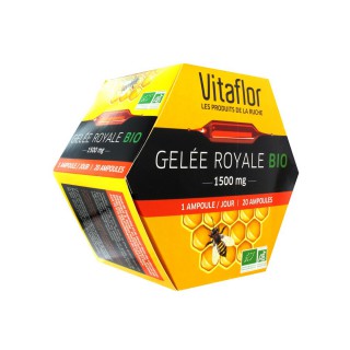 Vitaflor Gelée Royale Bio 1500 mg 20 Ampoules