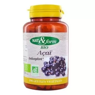 Nat & Form Acai Bio  200 gélules