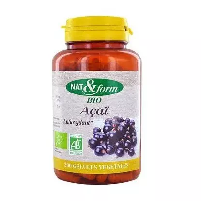 Nat & Form Acai Bio  200 gélules