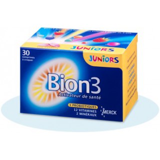 BION 3 Junior boite de 30 comprimées à croquer