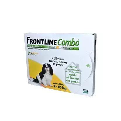 Frontline Combo Chien 2-10kg S 4 Pipettes