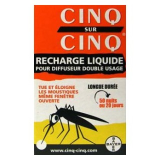  CINQ SUR CINQ Diffuseur Anti-moustique recharge liquide