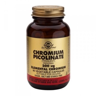 Solgar Chromium Picolinate 200 µg 90 comprimés