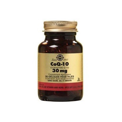 Solgar Co Q 10 30mg 30 Gélules Végétales 