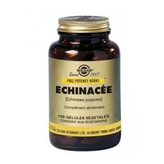 Solgar Echinacée 100 Gélules Végétales