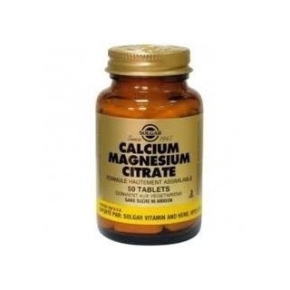 Solgar Calcium Magnésium citrate 50 Comprimés