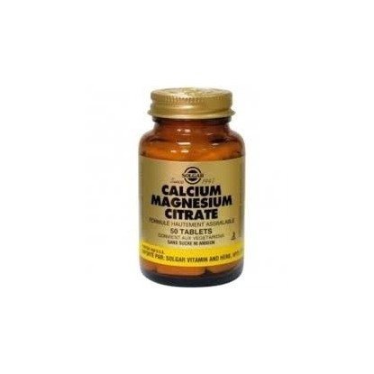 Solgar Calcium Magnésium citrate 50 Comprimés