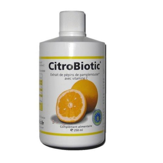 Citrobiotic Extraits de Pépins de Pamplemousse 250ml