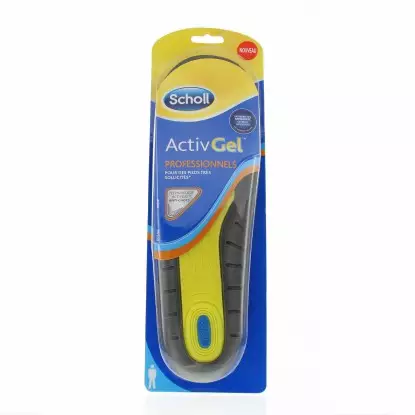 Scholl Activ Gel Professionnels Semelles 42-48 paire 