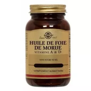 Huile de foie de morue 250 softgels Solgar