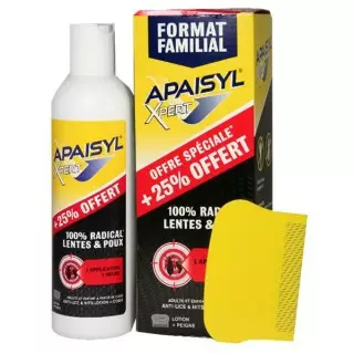 Apaisyl Xpert Lotion poux - peigne