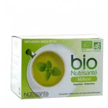 Tisane bio Mélisse bte 20 sachets