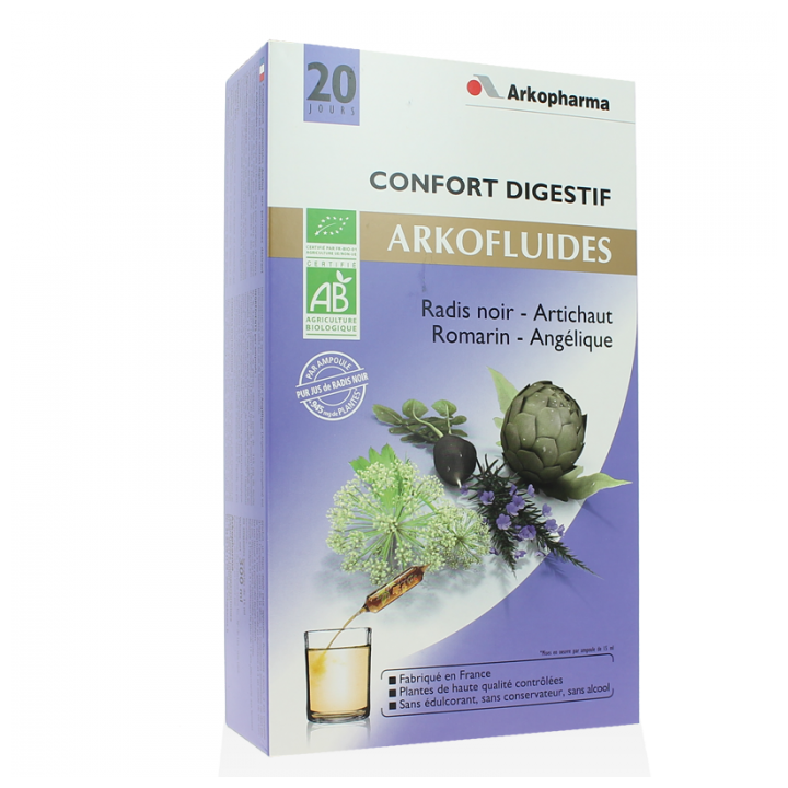 ARKOFLUIDE Digestion Bio 20 ampoules