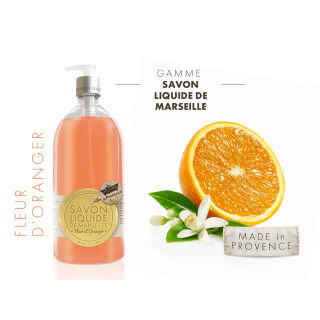 Les Petits Bains de Provence Savon Fleur d'oranger 1L