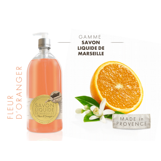Les Petits Bains de Provence Savon Fleur d'oranger 500ml