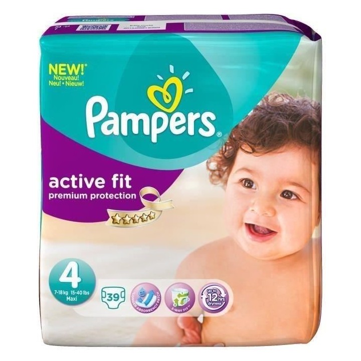 Pampers age 4 Active premium 7-18kg