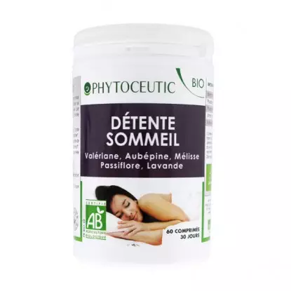 Phytoceutic Détente sommeil Bio 60 comprimés