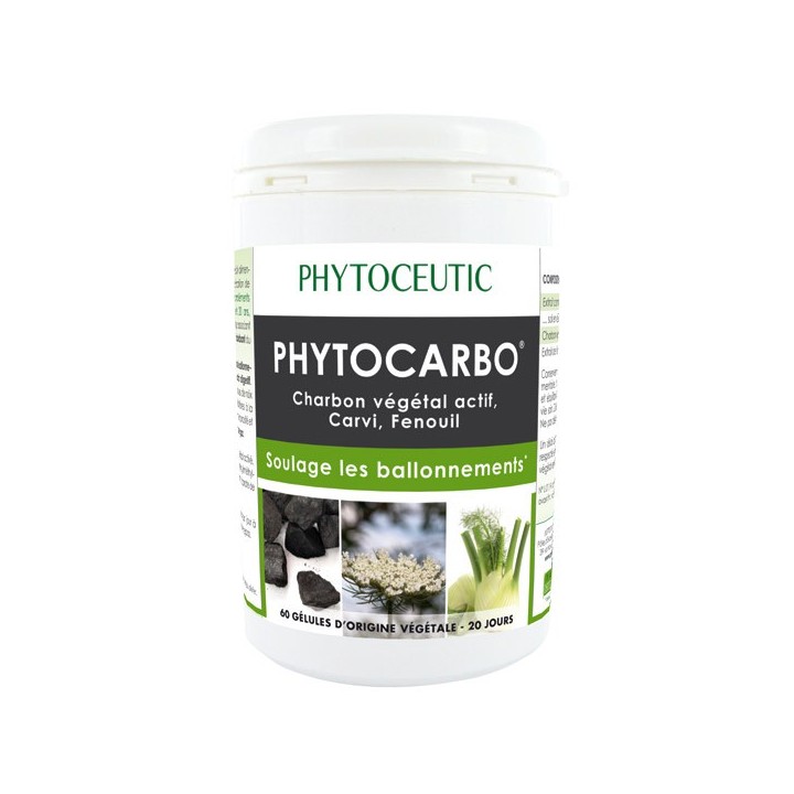 Phytoceutic Phytocarbo 60 comprimés