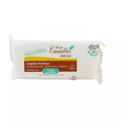 Rogé Cavaillès Lingettes Fraîcheur 15 Lingettes