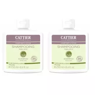 Cattier Shampooing Argile verte DUO 250ml