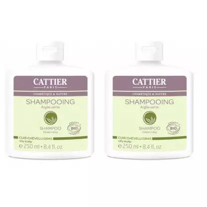 Cattier Shampooing Argile verte DUO 250ml