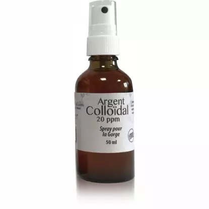 Argent Colloidal 20ppm Spray gorge 50ml