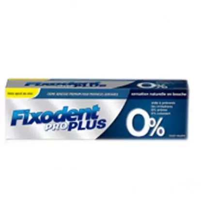 Fixodent Pro Plus 0% creme adhesive 40g