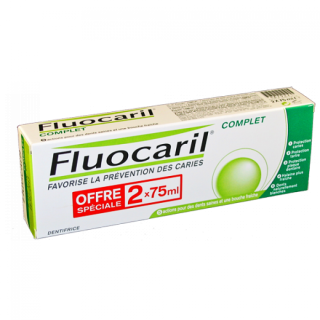 Fluocaril Dentifrice Complet Lot 2x 75ml
