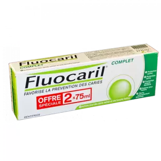 Fluocaril Dentifrice Complet Lot 2x 75ml
