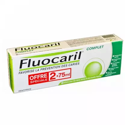 Fluocaril Dentifrice Complet Lot 2x 75ml