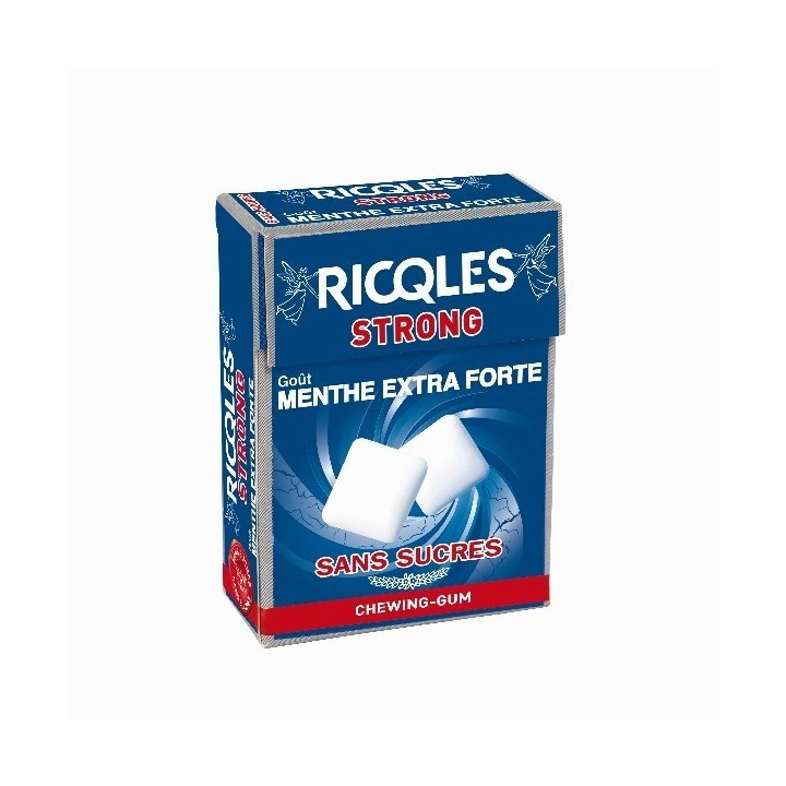 Ricqles Strong Chewing-gum Menthe 24g