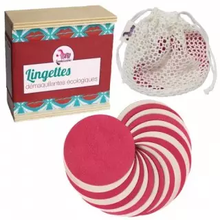 Lamazuna 10 lingettes démaquillantes lavables