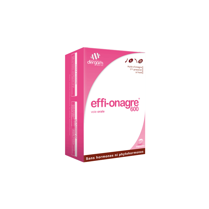 Dergam Effi - Onagre 600 - 180 capsules