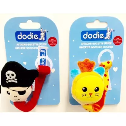 Dodie Attache sucette Doudou tigre ou pirate