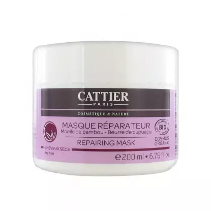 Cattier Masque réparateur Bambou cheveux secs 200ml
