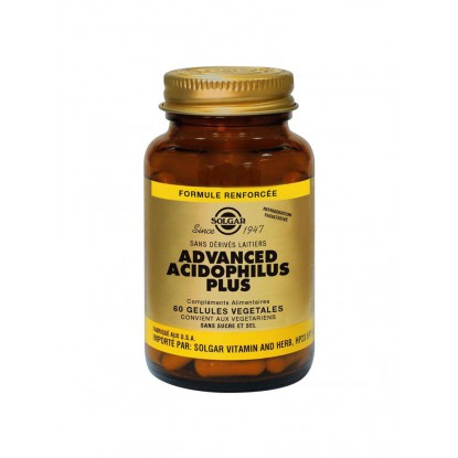Solgar Advanced Acidophilus Plus 60gélules