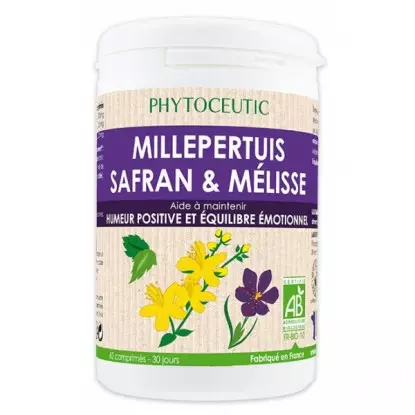 Phytoceutic Millepertuis Safran Melisse 60comprimés