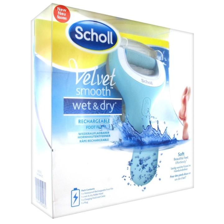 Scholl Velvet Smooth Wet & Dry Râpe Rechargeable