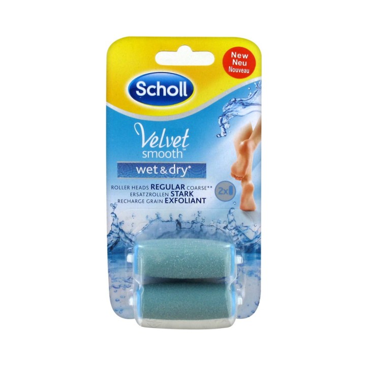 Scholl Velvet Smooth Wet & Dry 2 Rouleaux Remplacement