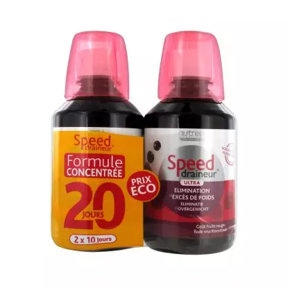 Nutreov Speed Draineur Ultra Fruits rouges Lot 2 x 280ml