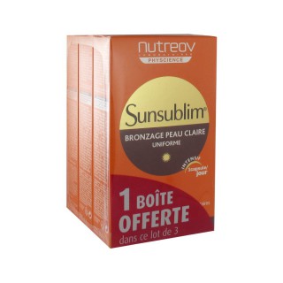 Nutreov Sunsublim Bronzage peau claire 3x30 capsules