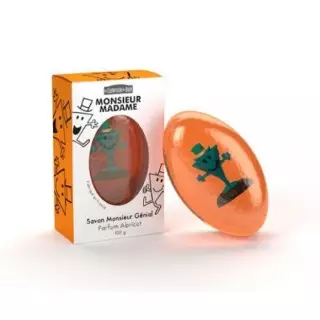 Le Comptoir du Bain Savon Monsieur et Madame Abricot 100 g