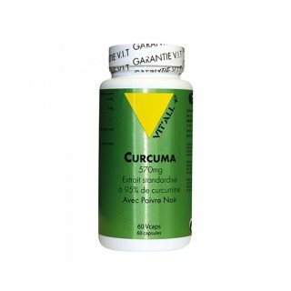 Vitall+ Curcuma 60 gélules végétales