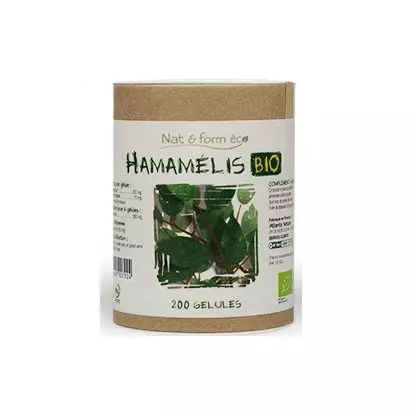Nat&Form Hamamelis Bio 200 gélules