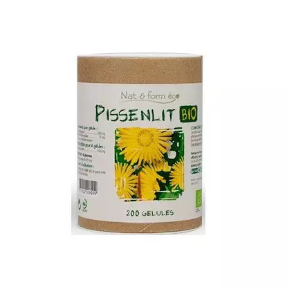 Nat&Form Pissenlit Bio 200 gélules