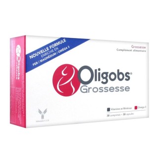 Oligobs Grossesse 30 Comprimés + 30 Capsules